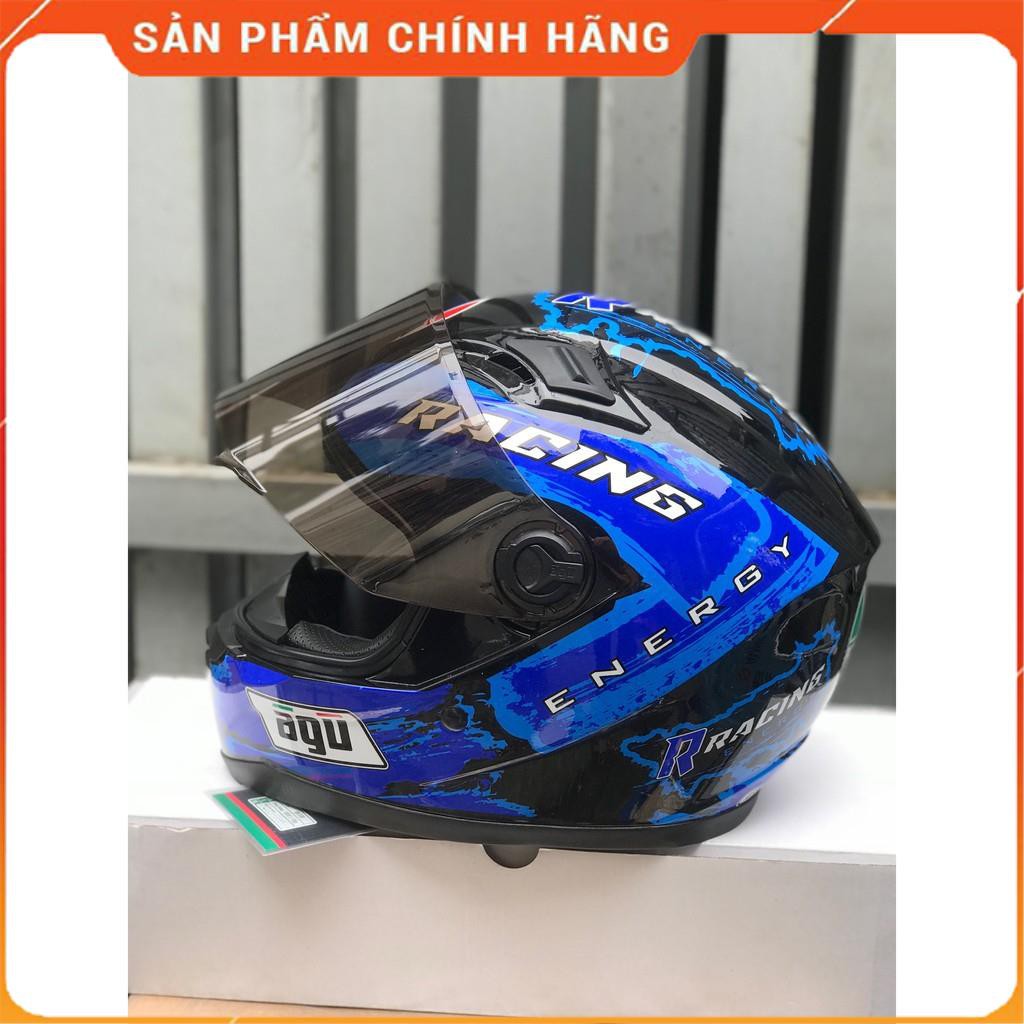 Mũ Bảo Hiểm Fullface AGU TEM Racing Energy