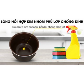 Nồi cơm điện tử Supor 0.8 Lit CFXB20FC17A-35