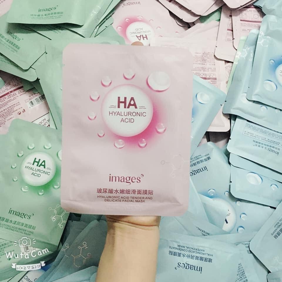 Mặt nạ HA trắng da, cấp ẩm, ngừa mụn, thải độc_Images Mask