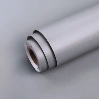 [xã_sốc] Cuộn 10m giấy dán tường decal một màu xám trơn