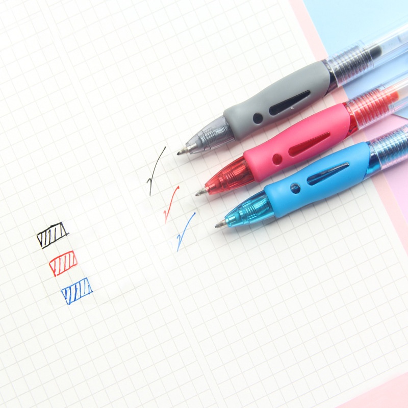 Bút viết mực gel ngòi 0.5mm dung tích lớn đơn giản cho viết lách học tập và văn phòng
