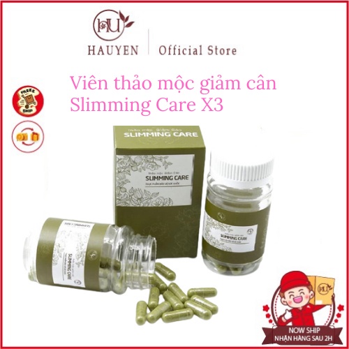 Viên thảo mộc giảm cân Slimming Care X3 , giảm cân thảo mộc hiệu quả an toàn [ CHÍNH - HÃNG ]