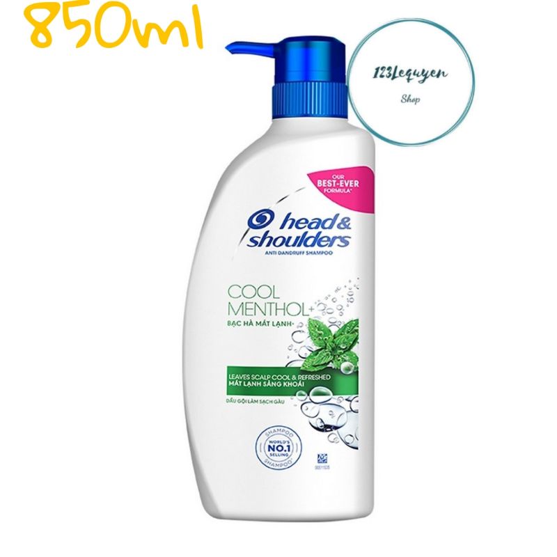 (850ml hàng cty)Dầu Gội Bạc Hà Head &amp; Shoulders