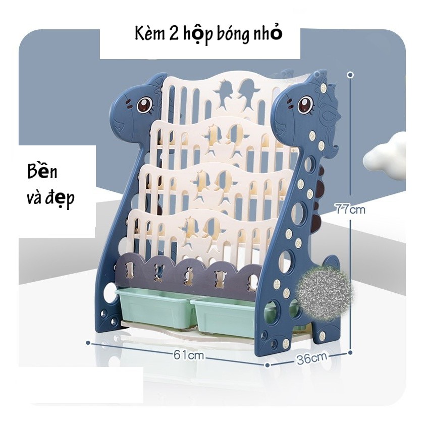 Kệ sách trẻ em 5 tầng, giá sách cho bé để sàn tiện dụng cho bé mẫu hình con hươu | BigBuy360 - bigbuy360.vn