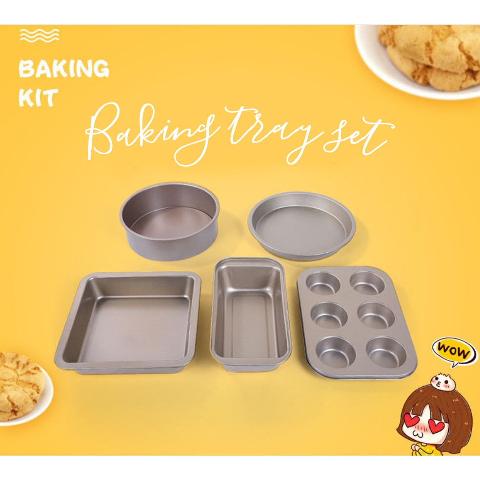 Khuôn Nướng Cupcake - Làm Bánh Muffin - Khuôn lỗ - Chống Dính GB243_3