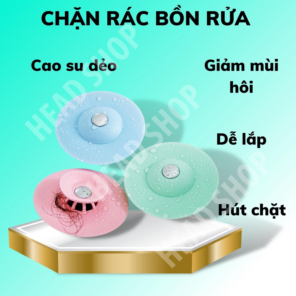 Chặn Rác Bồn Rửa Bát Bồn Rửa Mặt Bật Mở Thông Minh Ngăn Mùi Bồn Tắm B040 HEADSHOP