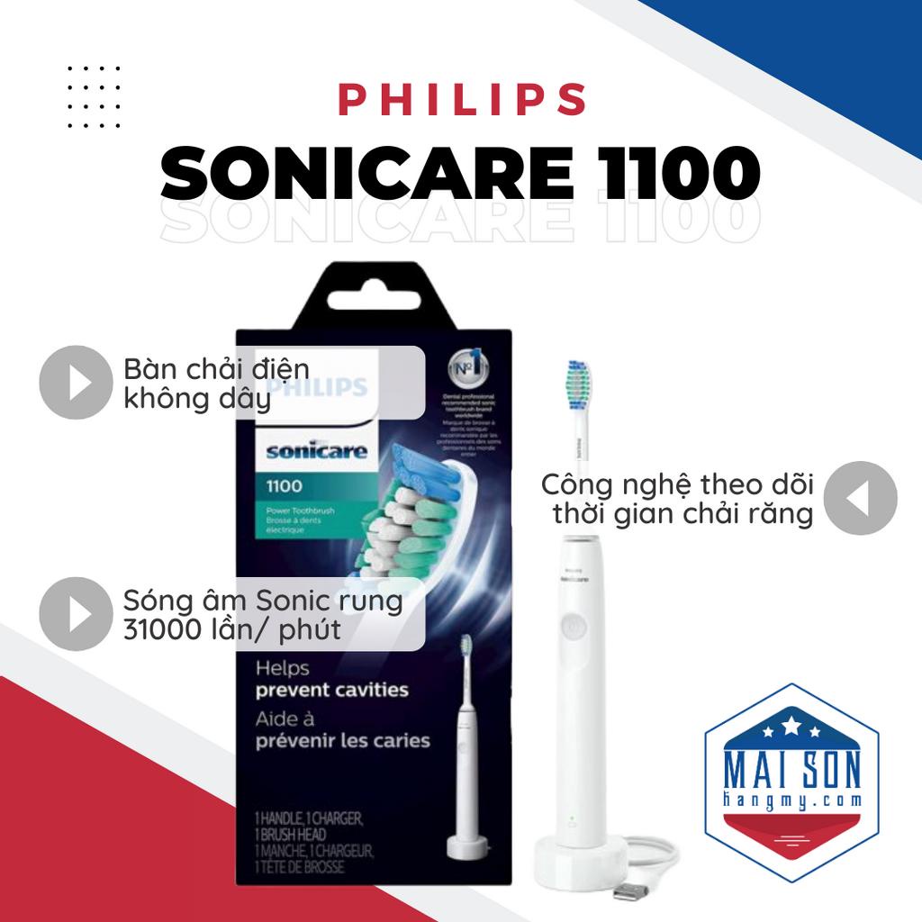 BÀN CHẢI ĐIỆN PHILIPS SONICARE 1100 - Hàng Nhập USA Chính Hãng