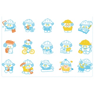 Set nhãn dán sticker miếng đáng yêu, mini