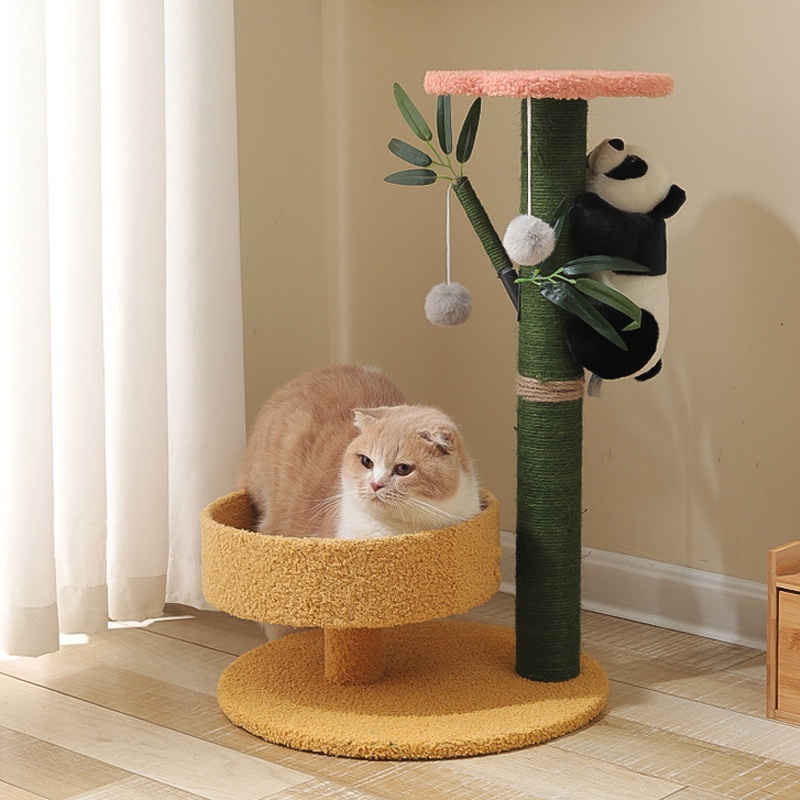 Cây Mèo Gấu Trúc Mài Vuốt Đồ Chơi Mèo