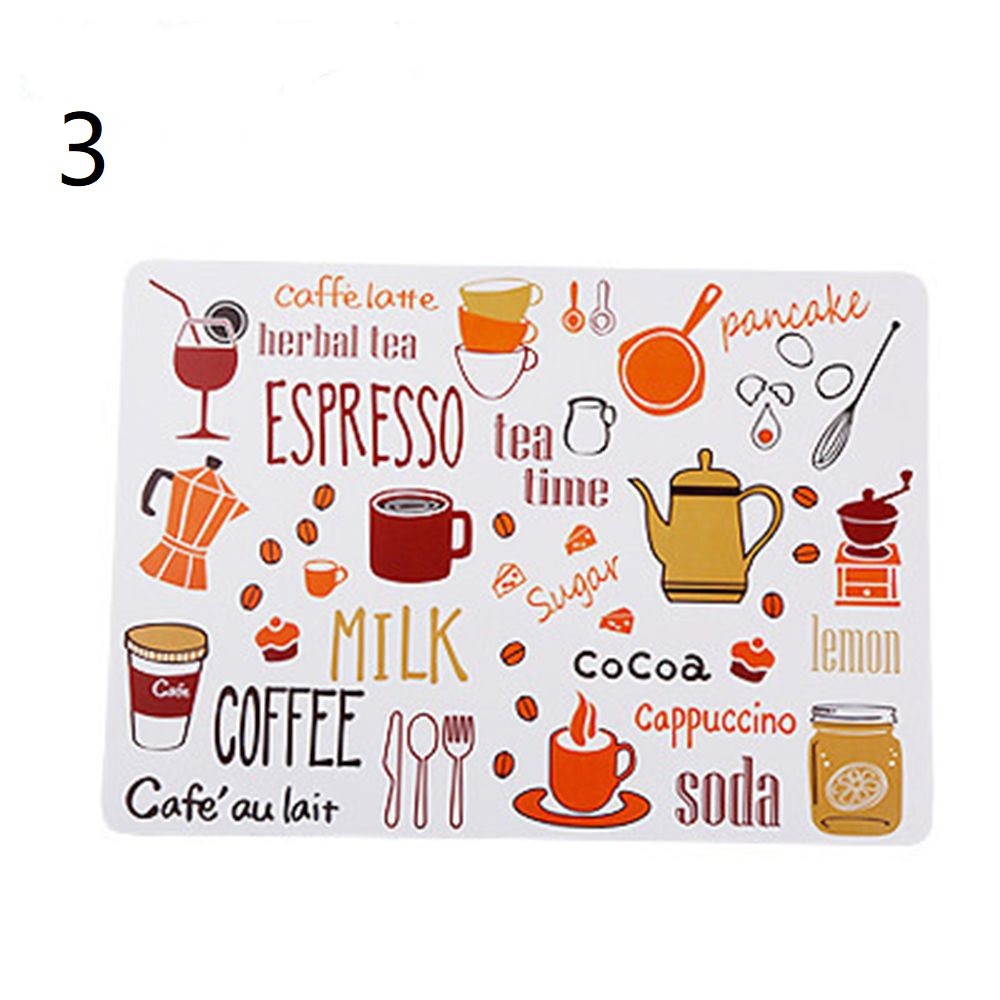 Tấm lót bàn ăn 40 x 28 cm họa tiết đơn giản đẹp mắt