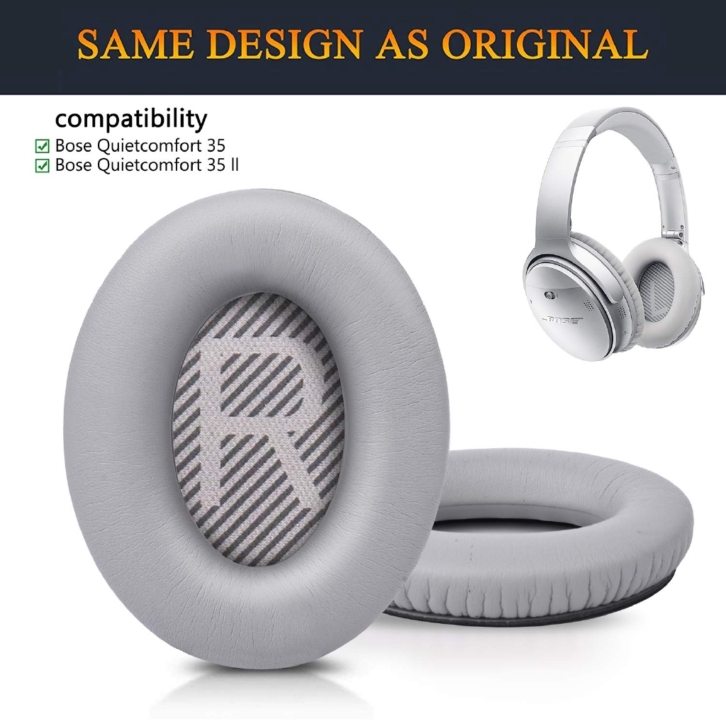 Miếng đệm tai nghe thay thế tiêu chuẩn cho tai nghe Bose Quiet Comfort 35 (QC35) và QuietComfort 25 (QC25)