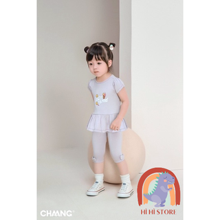 Chaang quần legging lửng bé gái Active SS2022D04