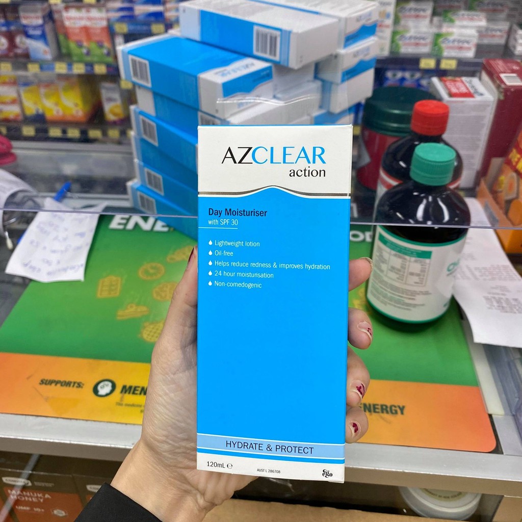 KEM DƯỠNG ẨM VÀ CHỐNG NẮNG SPF30+ AZCLEAR ACTION MOISTURIZER 120ML