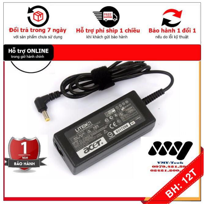 🎁 Sạc Laptop ACER mini 19V - 1.58A - 36W - adapter kèm dây nguồn - NEW