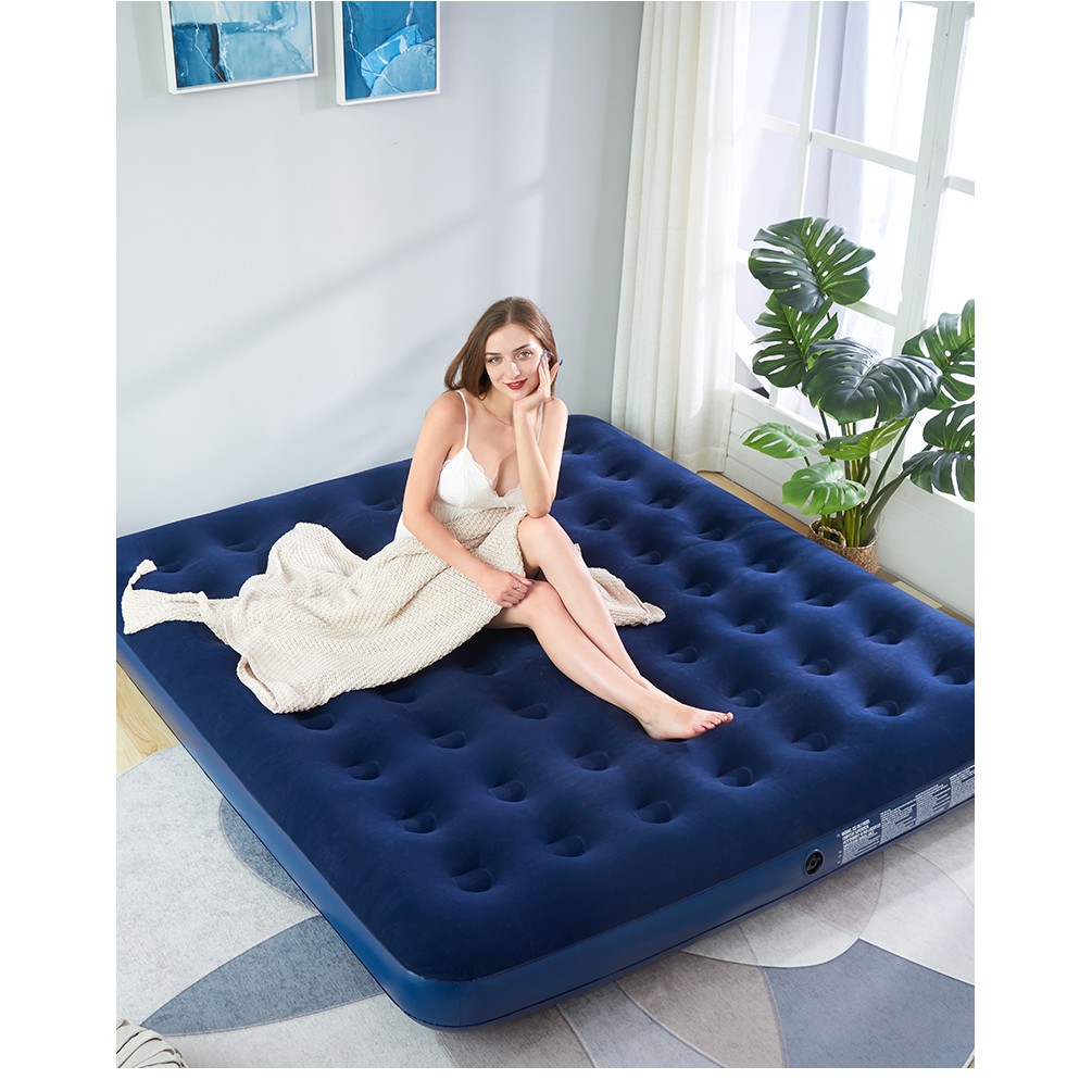 Nệm |Đệm bơm hơi tiện dụng Bestway 67003 2,03m x 1,5m x 22cm kèm bơm điện