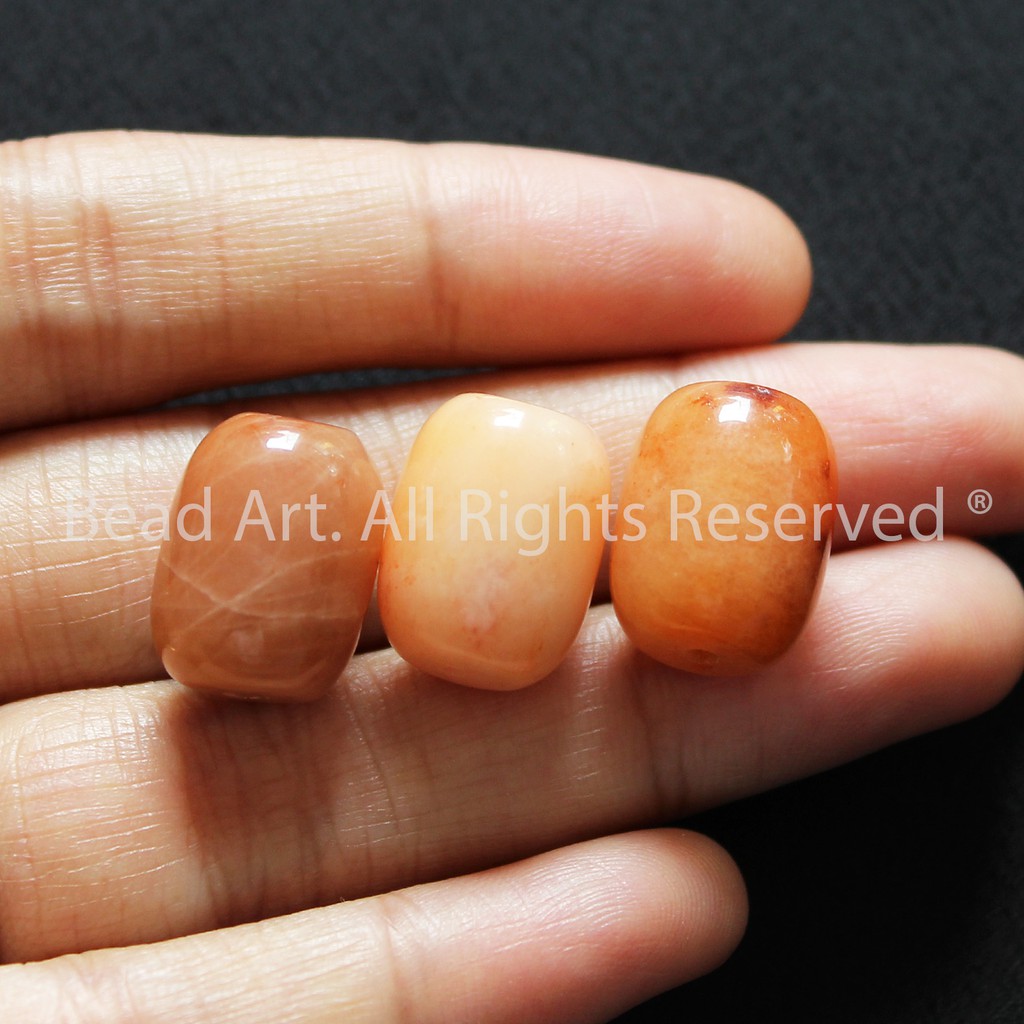 Lu Thống N.g.ọ.c T.h.ạ.c.h 15x12MM, Vòng Tay Phong Thuỷ, Chuỗi Hạt (Tặng kèm dây đeo cổ màu đen) S50