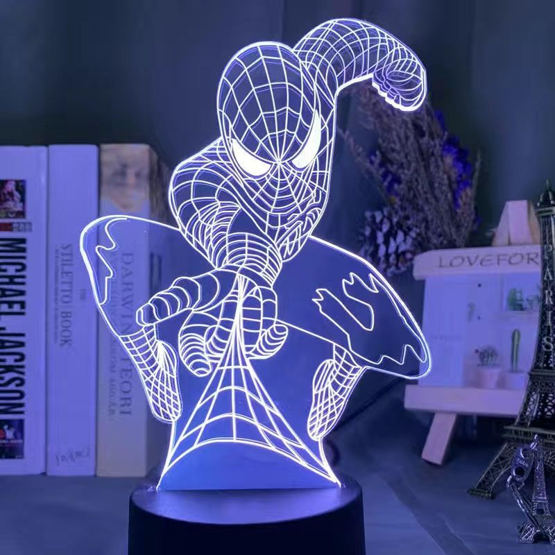Đèn Ngủ LED Để Bàn Hình Người Sắt Có Điều Khiển Từ Xa Tiện Dụng Trang Trí Nhà Cửa
