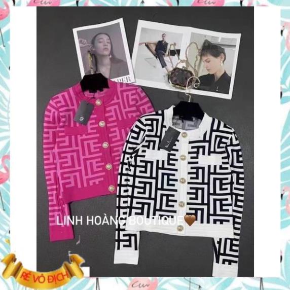 Áo len chữ F cúc cổ tàu siêu xinh hàng quảng châu hothit