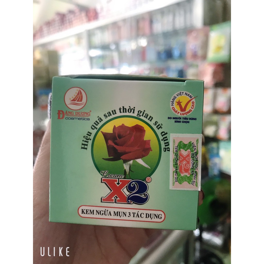 Kem X2 mụn 3 tác dụng 6g