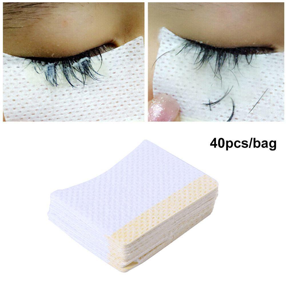 Túi 40 Miếng Bông Cotton Tẩy Trang Lông Mi Dùng Một Lần
