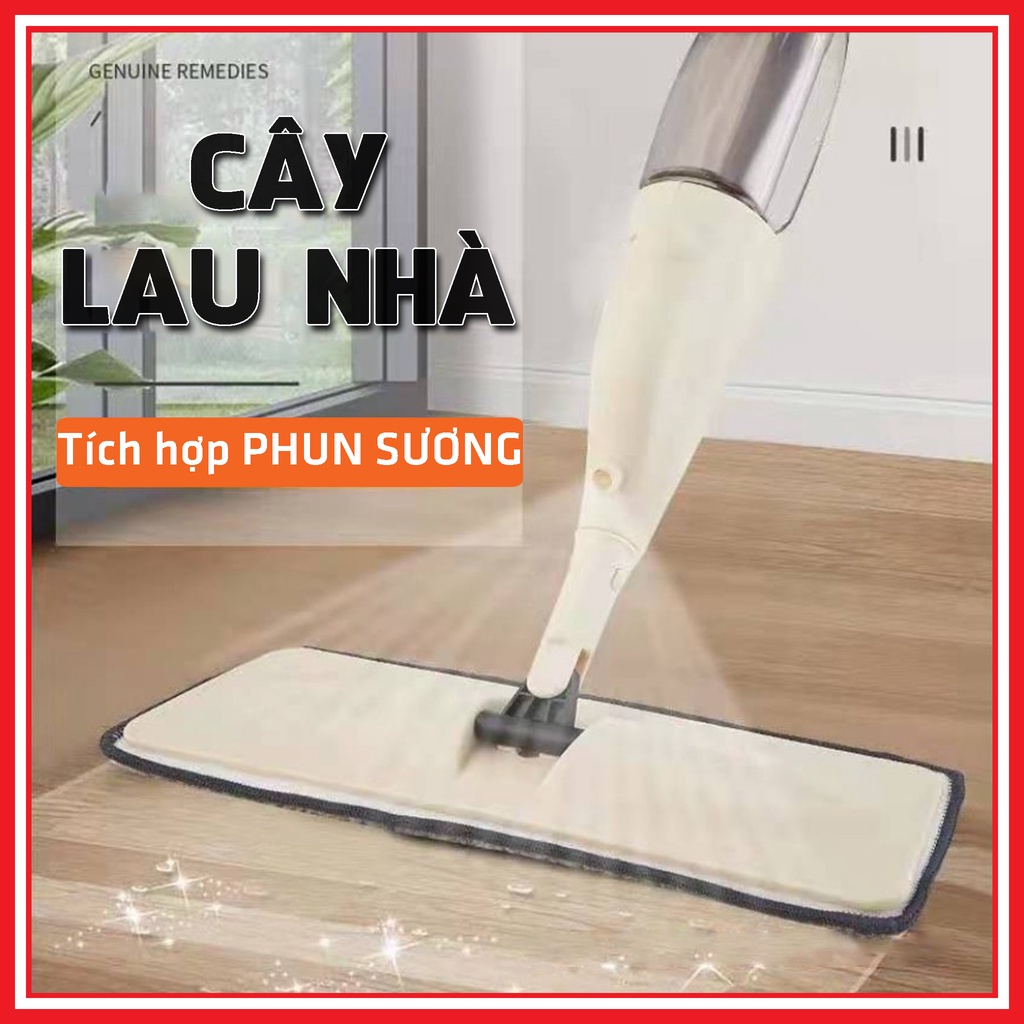 CÂY LAU NHÀ THÔNG MINH CÓ BÌNH CHỨA NƯỚC VÀ CẦN GẠT PHUN SƯƠNG CỰC HOT