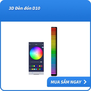 Dây Đèn Led 3d Điều Khiển Bằng Giọng Nói Chuyên Dụng Cho Xe Hơi