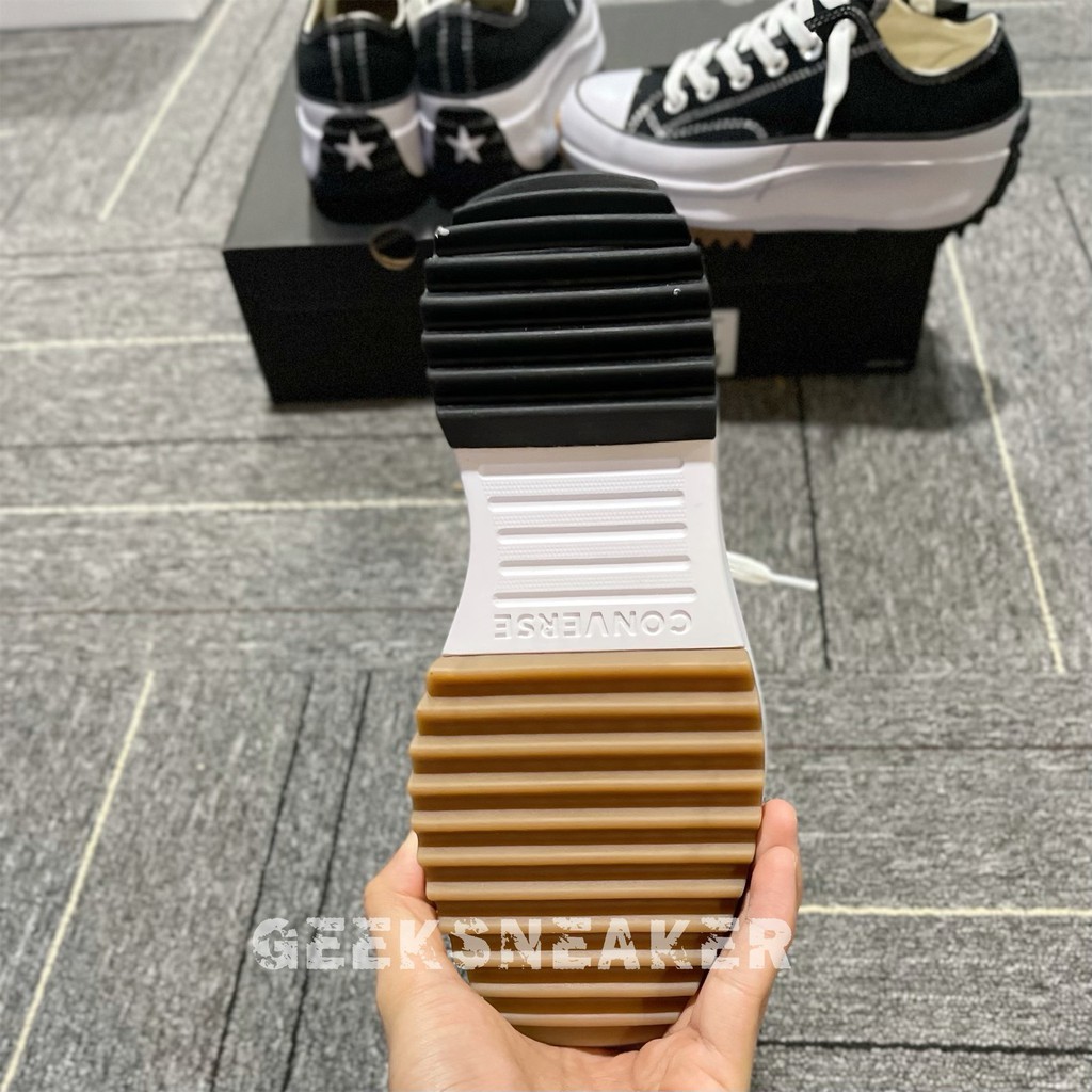 [GeekSneaker] Giày Cvs Run Star Hike Low Top Black | Giày Cvs x Jw Anderson cổ thấp màu đen | Giày thể thao | Sneaker | BigBuy360 - bigbuy360.vn