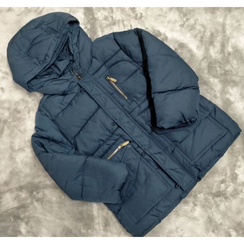 Áo phao Pull Bear xanh than