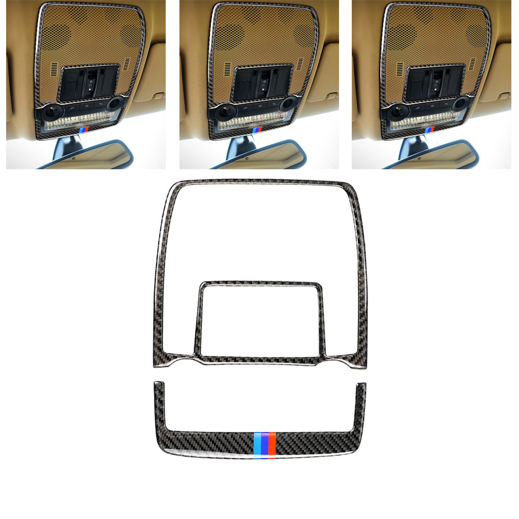 Áp dụng đèn đọc sách BMW x5x6e70e71 cũ bằng sợi carbon  bộ dán trang trí phụ tùng ô tô 2008-2013
