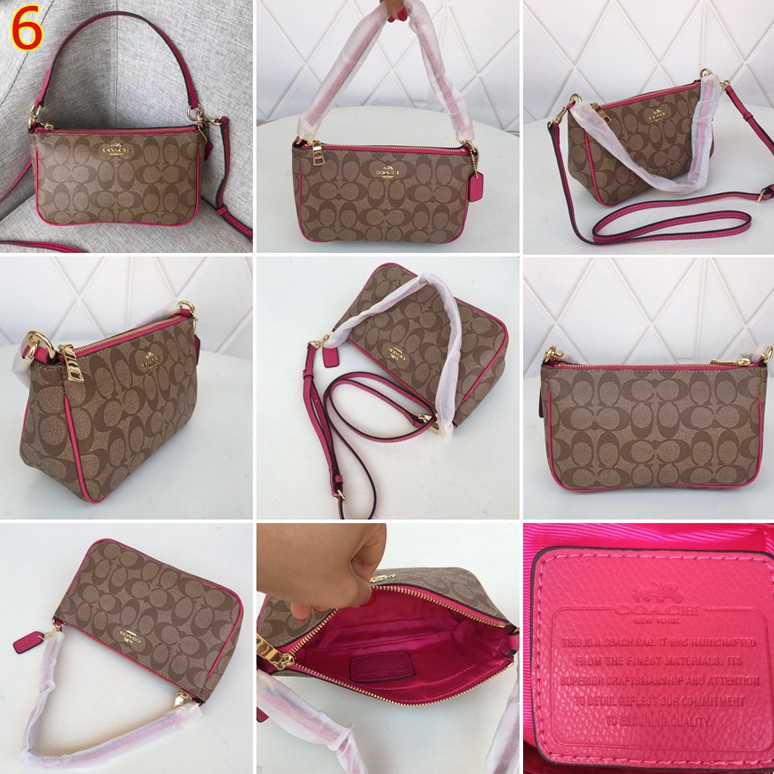 Coach f36674 Túi Xách mini Đeo Vai / Xách Tay Có Thể Tháo Rời Miễn Phí Cho Nữ