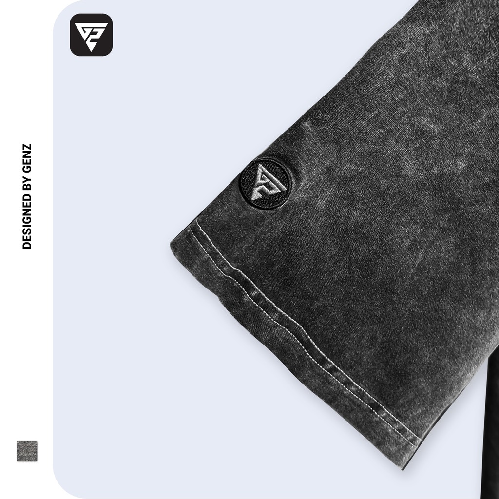 Áo thun tay lỡ GENZ phông unisex chất liệu Premium Cotton form rộng tie dye acid wash  GTZ037 | BigBuy360 - bigbuy360.vn