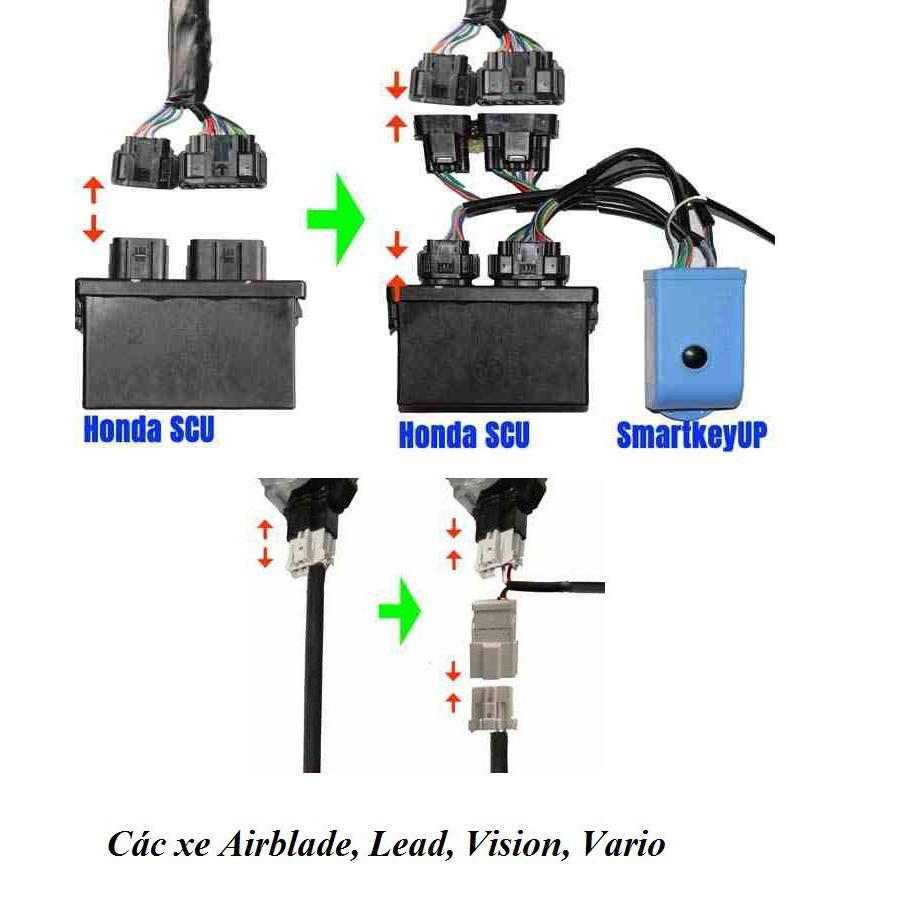 KHÓA CHỐNG TRỘM XE MÁY DÀNH CHO SMARTKEY HONDA ĐÃ CÓ THEO XE