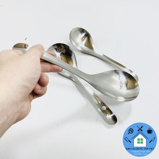 [Rẻ Vô Địch] Muôi Múc Canh Inox Cao Cấp - Muôi Gù Liền Inox Sáng Bóng