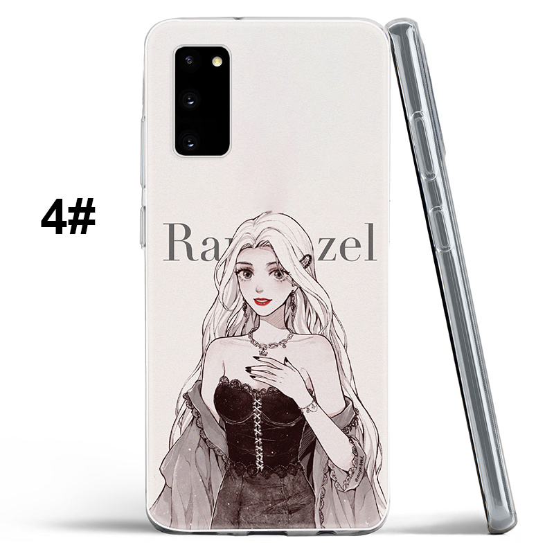 Ốp Điện Thoại Silicon Mềm Trong Suốt Hình Công Chúa Disney Ma15 Cho Samsung Galaxy S10 S10E S9 S8 Plus S7 Edge S8 + S9 + S7Edge Hoạt Hình