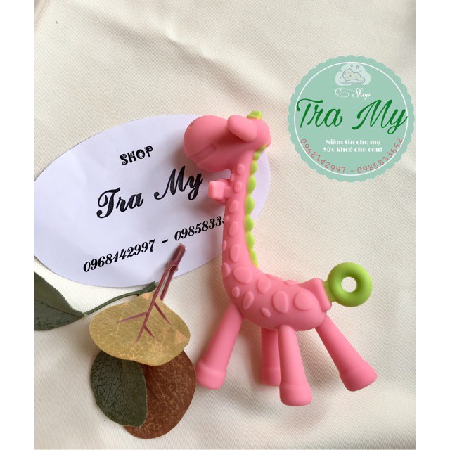 Gặm nướu hình hươu có hộp cho bé tuyệt đối an toàn DD181