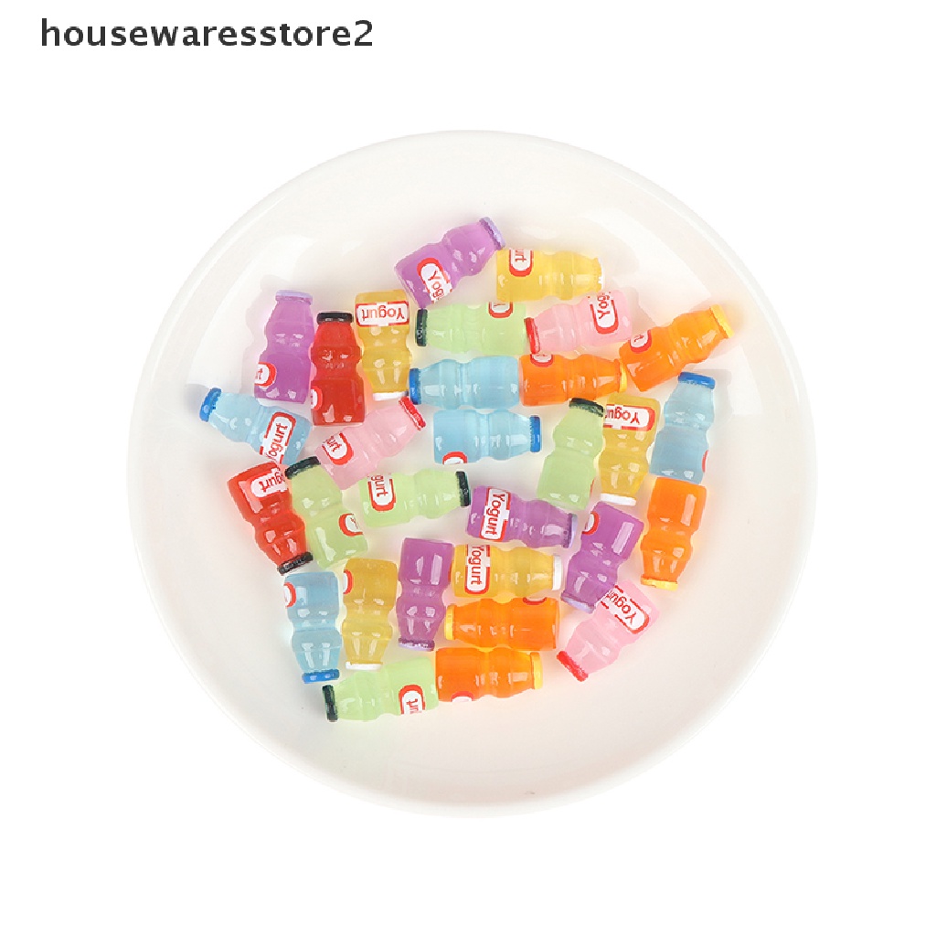 [Housewarestore2] Set 5 Bình Sữa Dạ Quang Thu Nhỏ 1 / 12 Trang Trí Nhà Búp Bê Diy