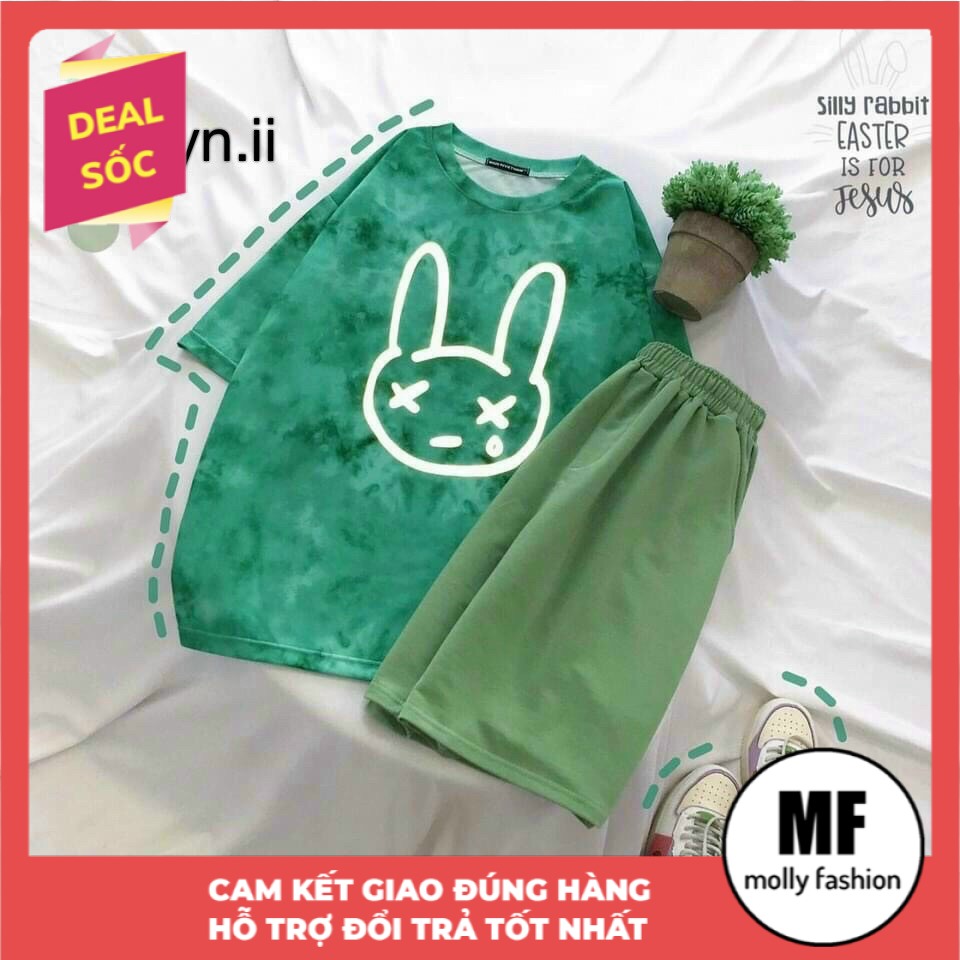 Đồ bộ hoạt hình form rộng Unisex BỘ LOANG NHIỀU MẪU Freesize dành cho nam nữ Molly Fashion