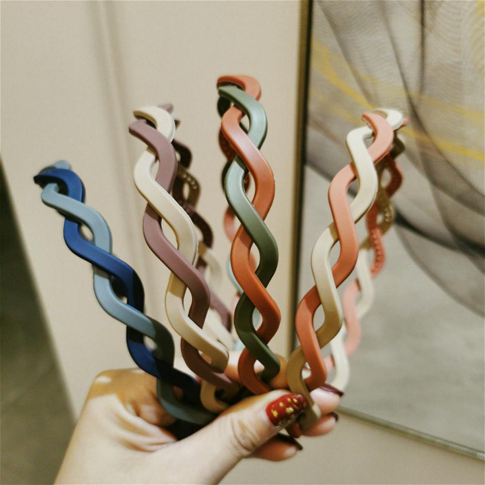 Băng Đô Cài Tóc Màu Trơn Hình Rắn 2life