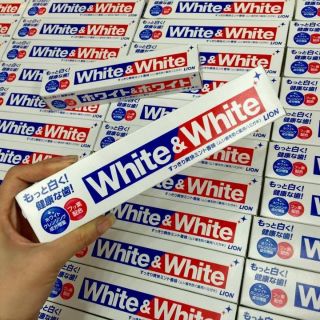 Kem đánh răng White & white trắng răng 150g Nhật