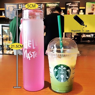 BÌNH HELLO MASTER 420ml ĐỦ MÀU SẮC