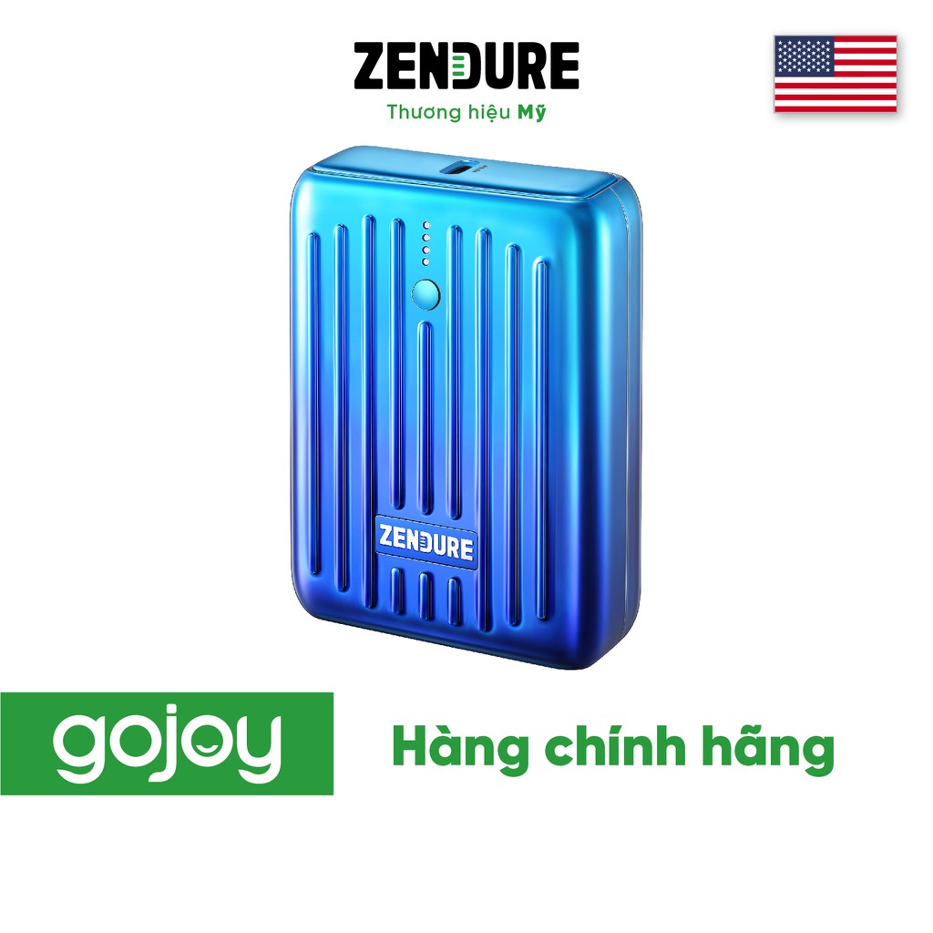 Pin dự phòng siêu nhỏ 10.000mAh typeC ZENDURE ZDSM10PD - Bảo hành chính hãng 2 năm