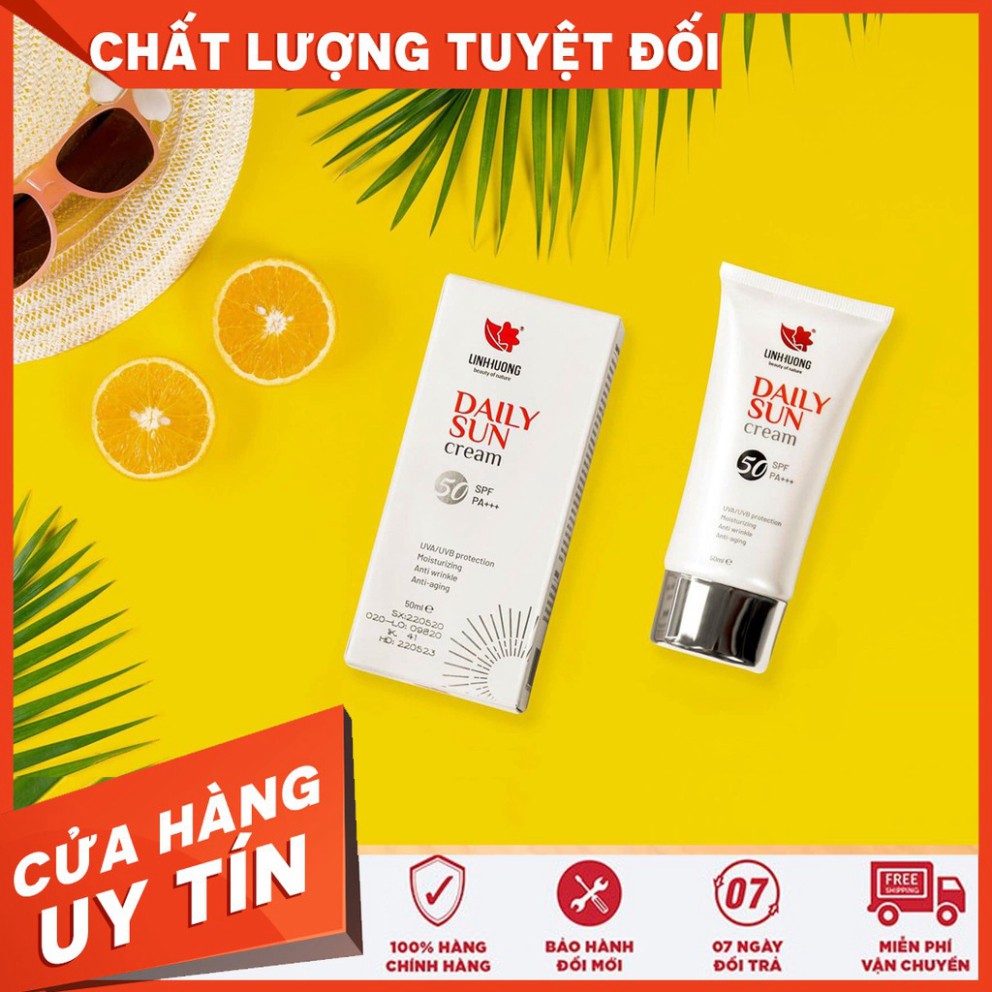 [Chính Hãng] kem chống nắng Linh Hương daily sun cream date mới