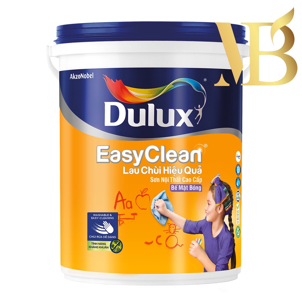 SƠN NỘI THẤT DULUX EASY CLEAN BỀ MẶT BÓNG - A991B - 5L