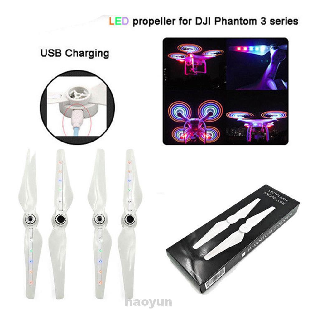 Set 2 Cánh Quạt Có Đèn Led Cho Dji Phantom 3