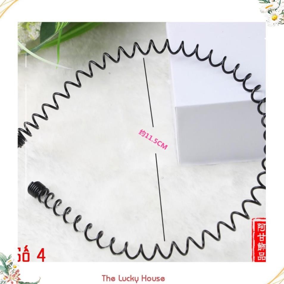 Bờm cài tóc nam nữ unisex kim loại đảm bảo không gẫy