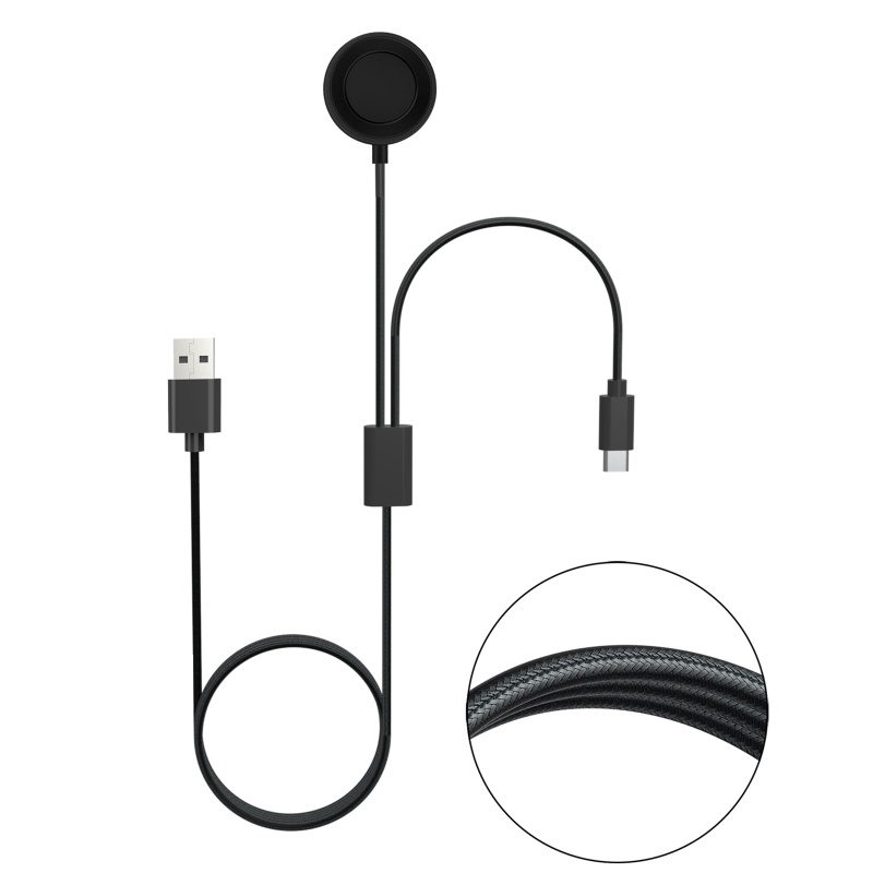 Đế Sạc USB Type C 2 Trong 1 Cho Đồng Hồ Garmin Fenix 7 7S 7X 6 5 Đứng