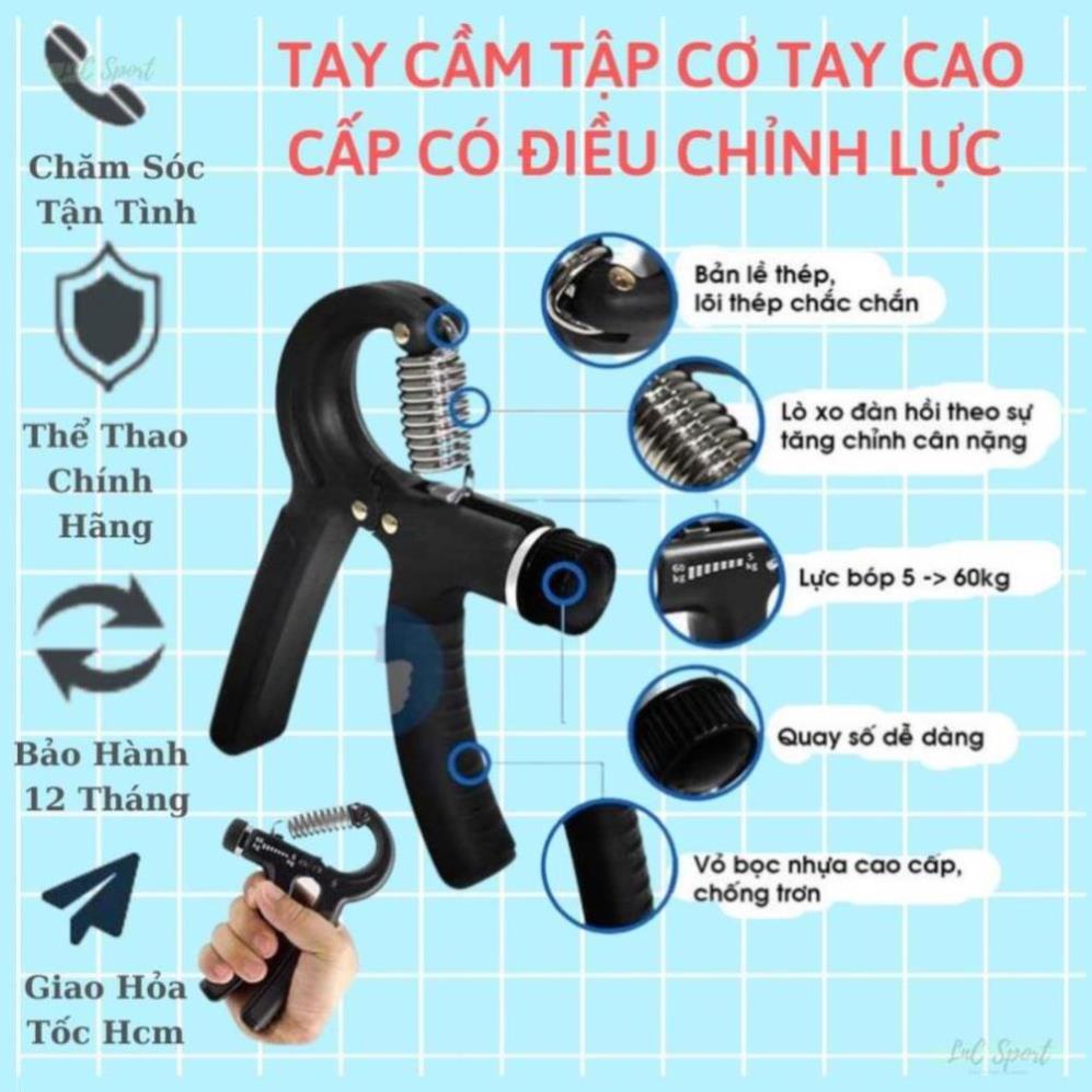 Kìm Bóp tay chữ A có lò xo điều chỉnh lực, dụng cụ tập bẻ cơ tay (Hàng Xịn)