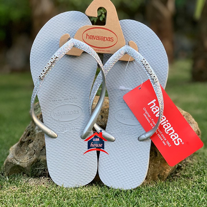 DÉP HAVAIANAS US WOMEN'S SLIM GLITTER FLIP FLOPS