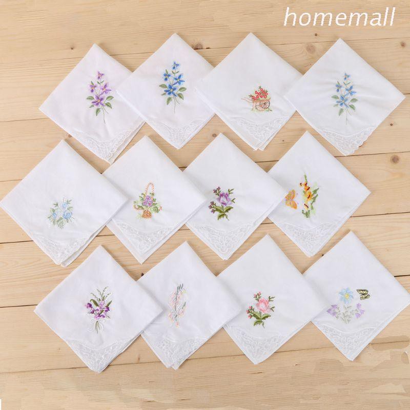 Set 3 Yếm Ăn Cotton Thêu Họa Tiết Xinh Xắn Dành Cho Nữ