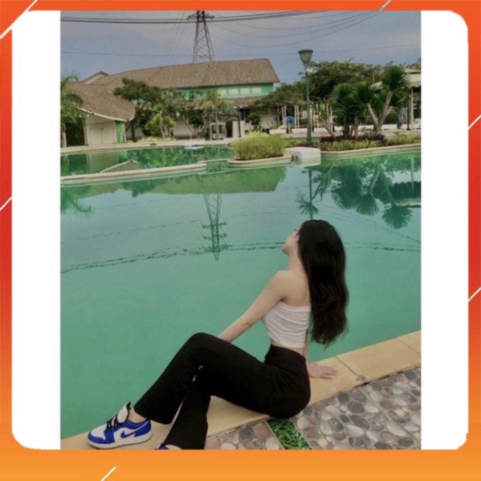Quần legging ống loe cạp cao dáng dài, Quần legging lưng cao siêu tôn dáng co giãn! (sỉ lẻ)